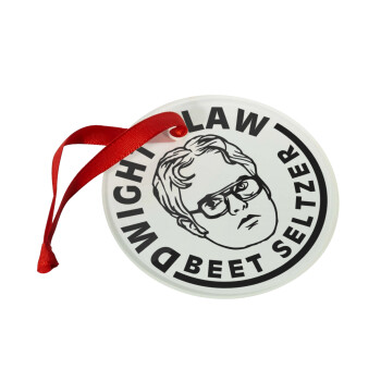 The office Dwight Claw (beet seltzer), Christmas ornament glass 9cm