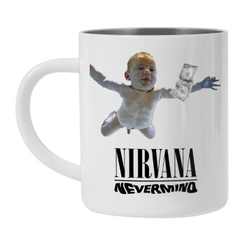 Nirvana nevermind, Mug Stainless steel double wall 450ml