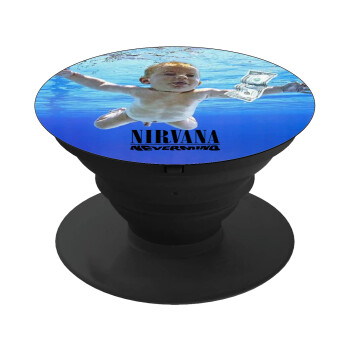 Nirvana nevermind, Phone Holders Stand  Black Hand-held Mobile Phone Holder