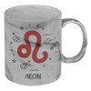 Mug ceramic marble style, 330ml