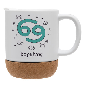 Ζώδια Καρκίνος, Ceramic coffee mug Cork (MAT), 330ml (1pcs)