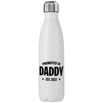 Promoted to Daddy, Stainless steel, double-walled, 750ml