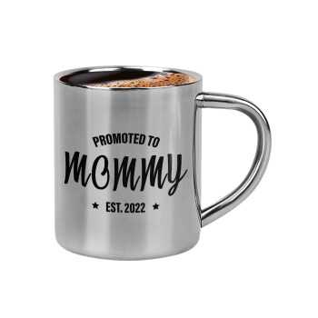 Promoted to Mommy, Κουπάκι μεταλλικό διπλού τοιχώματος για espresso (220ml)