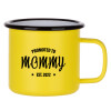 Metallic enamel MATT Yellow cup 360ml