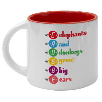 Elephants And Donkeys Grow Big Ears, Κούπα κεραμική 400ml