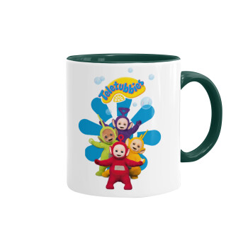 teletubbies, Mug colored green, ceramic, 330ml