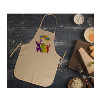 teletubbies Tinky-Winky, Dipsy, Laa Laa and Po, Ποδιά Σεφ Ολόσωμη κοντή Παιδική Canvas-Like (38x50cm)