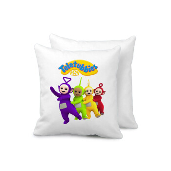 teletubbies Tinky-Winky, Dipsy, Laa Laa and Po, Sofa cushion 40x40cm includes filling