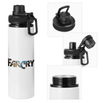 Farcry, Metal water bottle with safety cap, aluminum 850ml