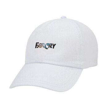 Farcry, Καπέλο Ενηλίκων Baseball Λευκό 5-φύλλο (POLYESTER, ΕΝΗΛΙΚΩΝ, UNISEX, ONE SIZE)