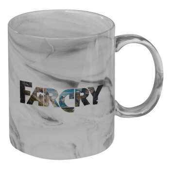 Farcry, Mug ceramic marble style, 330ml