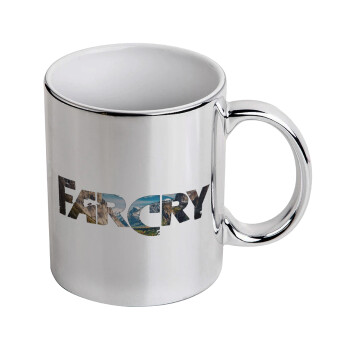 Farcry, Mug ceramic, silver mirror, 330ml