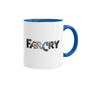 Farcry, Κούπα χρωματιστή μπλε, κεραμική, 330ml