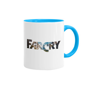 Farcry, Mug colored light blue, ceramic, 330ml