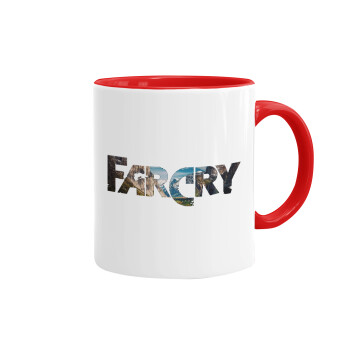Farcry, Mug colored red, ceramic, 330ml