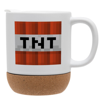 Minecraft TNT, Ceramic coffee mug Cork (MAT), 330ml (1pcs)