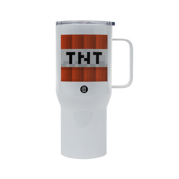 Minecraft TNT, Mega Stainless steel Tumbler with lid, double wall 750L