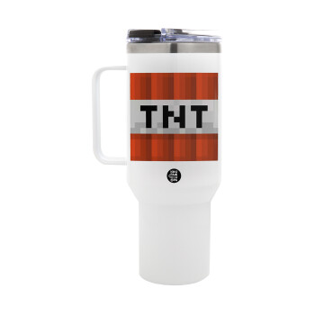 Minecraft TNT, Mega Tumbler με καπάκι, διπλού τοιχώματος (θερμό) 1,2L