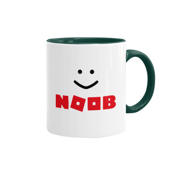 NOOB, Mug colored green, ceramic, 330ml
