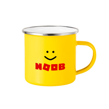 NOOB, Yellow Enamel Metallic Cup 360ml