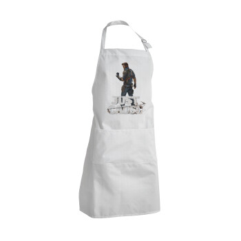 Just Gause, Adult Chef Apron (with sliders and 2 pockets)