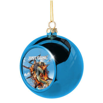 Just Gause, Blue Christmas tree ball ornament 8cm