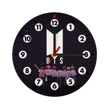BTS, Wooden wall clock (20cm)