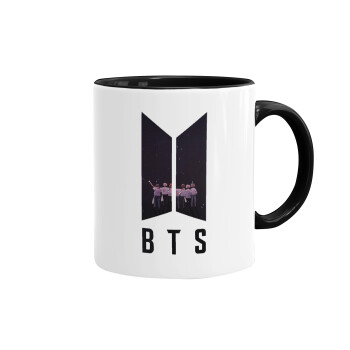 BTS, Mug colored black, ceramic, 330ml