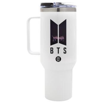 BTS, Mega Tumbler με καπάκι, διπλού τοιχώματος (θερμό) 1,2L