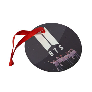 BTS, Christmas ornament glass 9cm