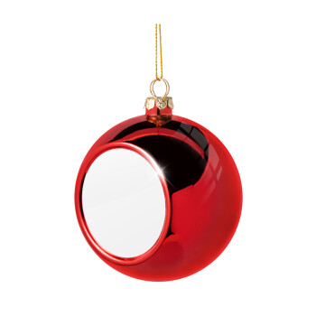 BLANK, Χριστουγεννιάτικη μπάλα δένδρου Κόκκινη 8cm