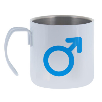 MALE, Mug Stainless steel double wall 400ml