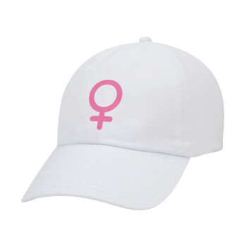 FEMALE, Καπέλο Ενηλίκων Baseball Λευκό 5-φύλλο (POLYESTER, ΕΝΗΛΙΚΩΝ, UNISEX, ONE SIZE)