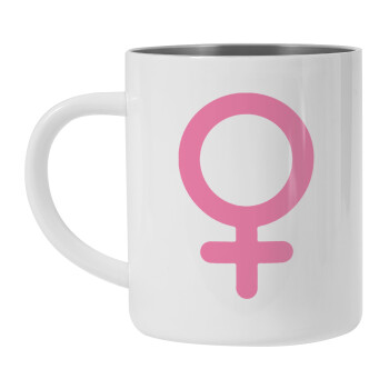 FEMALE, Mug Stainless steel double wall 450ml