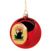 Christmas tree ball Red 8cm