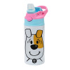 Children's hot water bottle, stainless steel, with safety straw, Pink/BlueCiel (360ml) BPA FREE