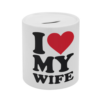 I Love my Wife, Κουμπαράς πορσελάνης με τάπα