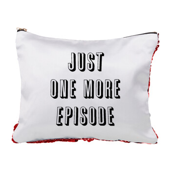 JUST ONE MORE EPISODE, Red sequin cosmetic bag