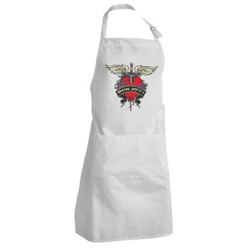 Bon Jovi, Adult Chef Apron (with sliders and 2 pockets)