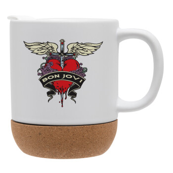 Bon Jovi, Ceramic coffee mug Cork (MAT), 330ml (1pcs)