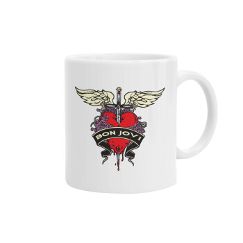 Bon Jovi, Ceramic coffee mug, 330ml (1pcs)