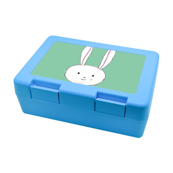 Ο λαγός του πάσχα, Children's cookie container LIGHT BLUE 185x128x65mm (BPA free plastic)