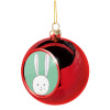 Christmas tree ball Red 8cm