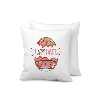 Happy easter egg, Sofa cushion 40x40cm includes filling