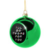 Green Christmas tree ornament ball 8cm