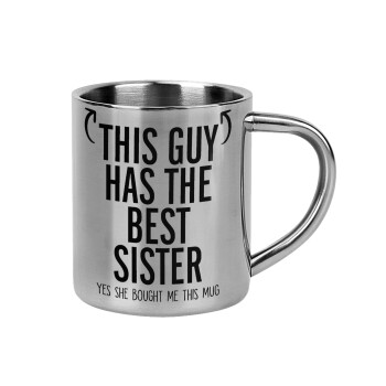 This guy has the best Sister, Mug Stainless steel double wall 300ml