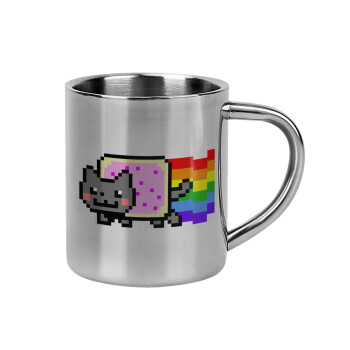 Nyan Pop-Tart Cat, Mug Stainless steel double wall 300ml