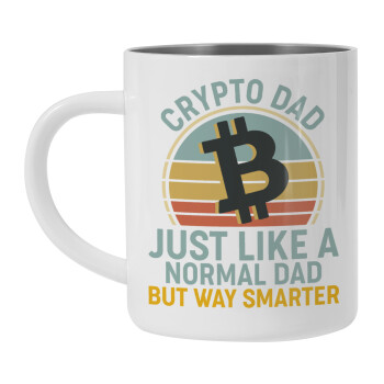 Crypto Dad, Mug Stainless steel double wall 450ml