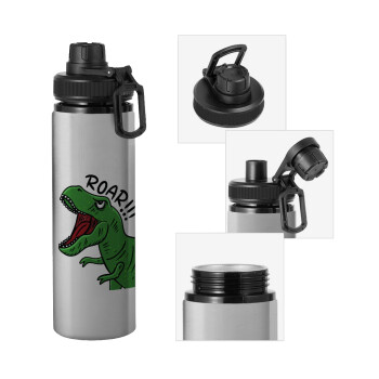 Dyno roar!!!, Metallic water bottle with safety cap, 850ml aluminum