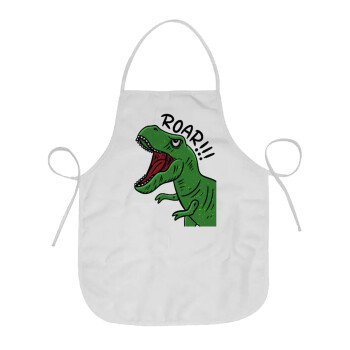 Dyno roar!!!, Chef Apron Short Full Length Adult (63x75cm)